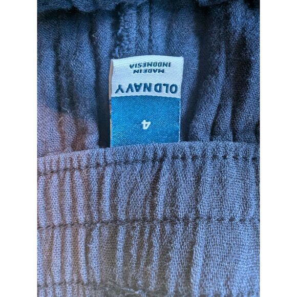 Old Navy Pants Women's Size 4 Cropped Navy Pockets - Picture 5 of 11